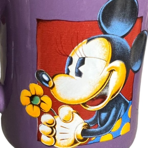 HTF Vtg Disney MINNIE MOUSE Mug Cup Early 90s Ceramic Collectible Thailand Daisy - Picture 6 of 10